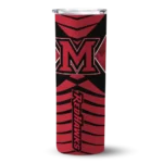 customized-miami-redhawks-camo-texture-red-skinny-tumbler-best-selling.webp