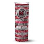 customized-miami-redhawks-patterned-waves-red-skinny-tumbler-best-selling-1.webp