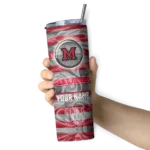 customized-miami-redhawks-patterned-waves-red-skinny-tumbler-best-selling-1.webp