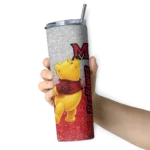 customized-miami-redhawks-winnie-the-pooh-red-gray-skinny-tumbler-best-selling.webp