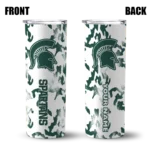 customized-michigan-state-spartans-claw-marks-green-white-skinny-tumbler-best-selling.webp