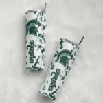 customized-michigan-state-spartans-claw-marks-green-white-skinny-tumbler-best-selling.webp
