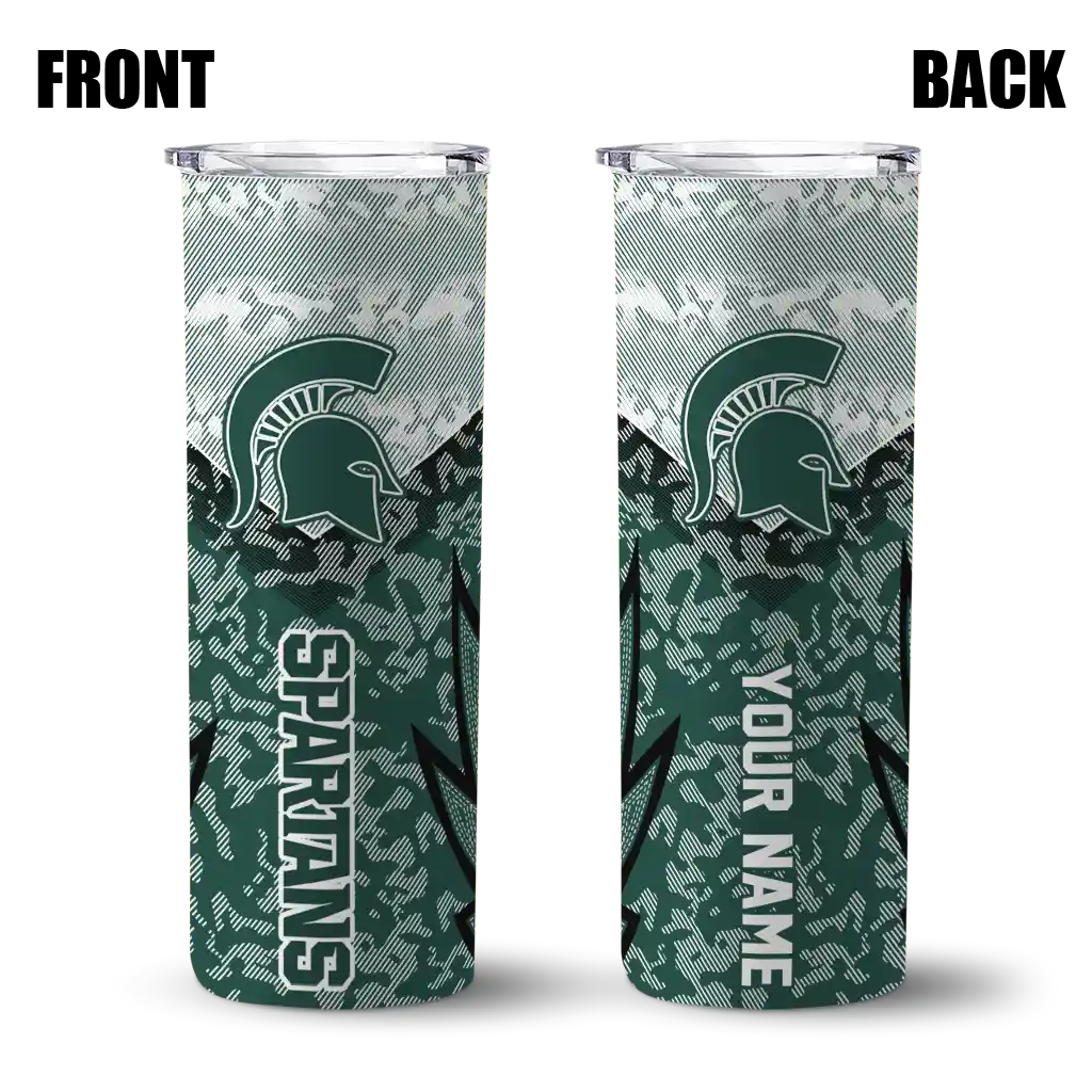 customized-michigan-state-spartans-spiral-burst-print-green-skinny-tumbler-fashion-forward.webp
