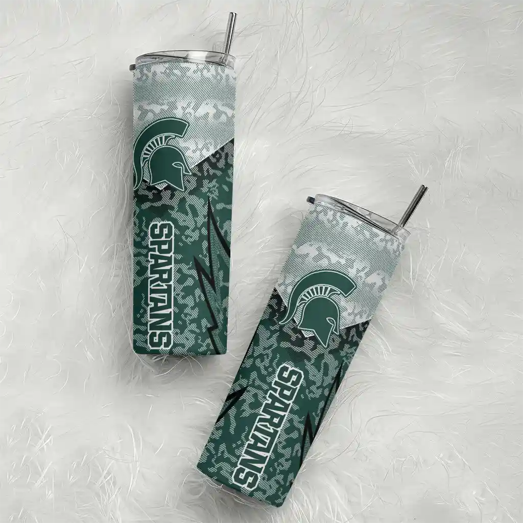 customized-michigan-state-spartans-spiral-burst-print-green-skinny-tumbler-top-rated.webp