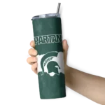 customized-michigan-state-spartans-torn-band-green-white-skinny-tumbler-best-selling.webp