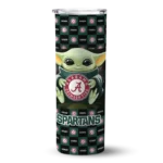 customized-michigan-state-spartans-yoda-cozy-green-black-skinny-tumbler-best-selling.webp