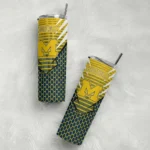 customized-michigan-wolverines-chevron-stripes-blue-skinny-tumbler-best-selling-1.webp