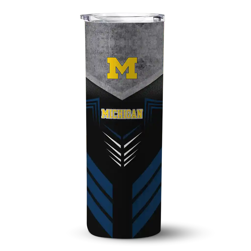 customized-michigan-wolverines-hexagon-honeycomb-blue-black-skinny-tumbler-best-selling.webp customized michigan wolverines hexagon honeycomb blue black skinny tumbler best selling