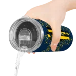 customized-michigan-wolverines-star-pop-blue-black-skinny-tumbler-best-selling.webp