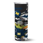 customized-michigan-wolverines-yoda-camo-blue-black-skinny-tumbler-best-selling-1-1.webp