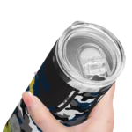 customized-michigan-wolverines-yoda-camo-blue-black-skinny-tumbler-best-selling.webp