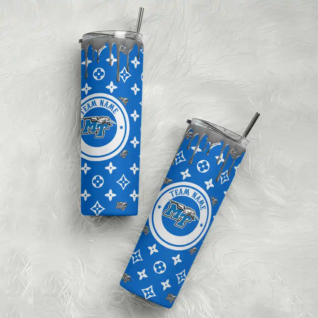 customized-middle-tennessee-blue-raiders-camo-streak-blue-skinny-tumbler-top-rated.webp