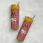 customized-minnesota-golden-gophers-pixel-fade-maroon-skinny-tumbler-best-selling.webp