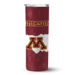 customized-minnesota-golden-gophers-torn-band-maroon-white-skinny-tumbler-best-selling.webp