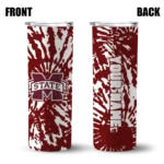 customized-mississippi-state-bulldogs-metallic-grid-maroon-skinny-tumbler-best-selling.webp