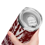 customized-mississippi-state-bulldogs-metallic-grid-maroon-skinny-tumbler-best-selling.webp