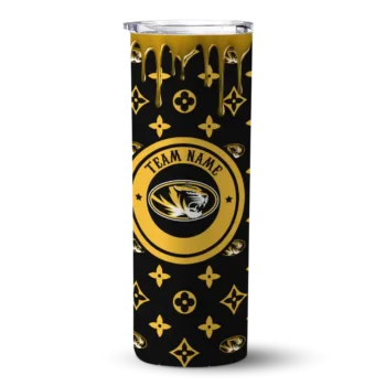 Customized Missouri Tigers Camo Streak Black Skinny Tumbler