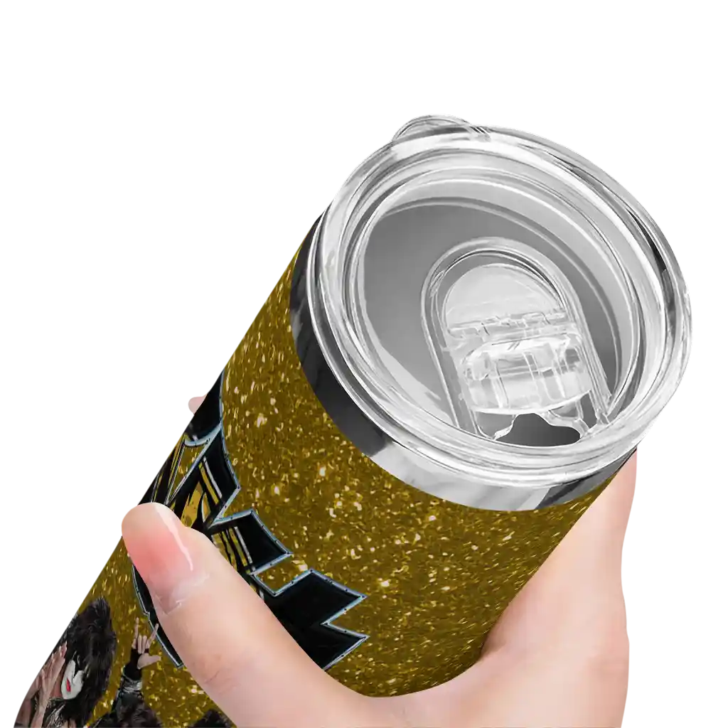 customized-missouri-tigers-kiss-band-gold-skinny-tumbler-high-quality.webp