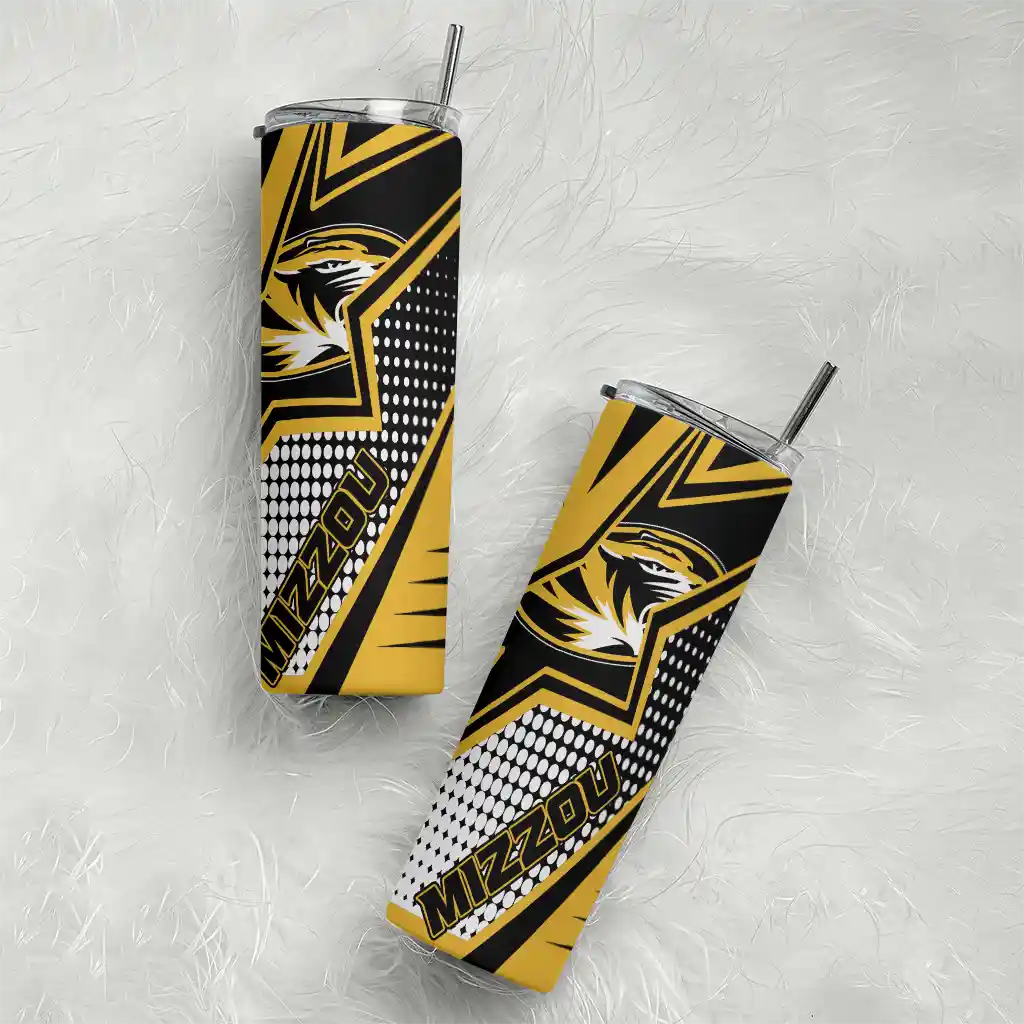customized-missouri-tigers-web-stripes-black-white-skinny-tumbler-top-rated.webp