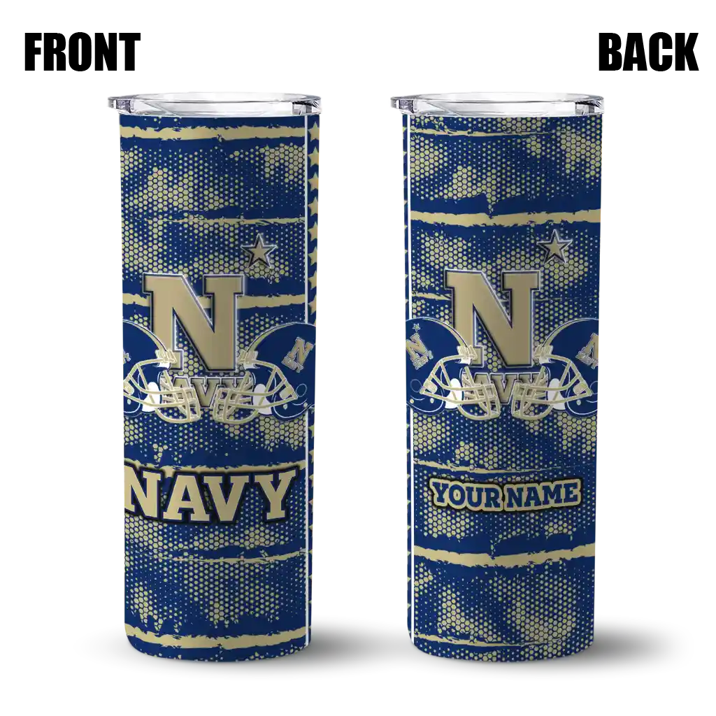 customized-navy-midshipmen-chevron-patch-blue-skinny-tumbler-fashion-forward.webp
