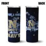customized-navy-midshipmen-rose-romance-blue-black-skinny-tumbler-best-selling-1.webp