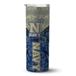 customized-navy-midshipmen-spiral-burst-print-blue-skinny-tumbler-best-selling.webp
