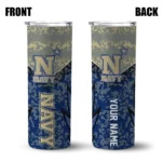 customized-navy-midshipmen-spiral-burst-print-blue-skinny-tumbler-best-selling.webp