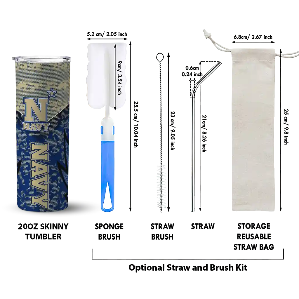 customized-navy-midshipmen-spiral-burst-print-blue-skinny-tumbler-new-arrival.webp