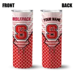 customized-nc-state-wolfpack-chevron-stripes-red-skinny-tumbler-best-selling.webp