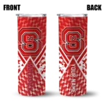 customized-nc-state-wolfpack-monogram-burst-red-white-skinny-tumbler-best-selling.webp