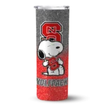 customized-nc-state-wolfpack-snoopy-attitude-red-skinny-tumbler-best-selling.webp