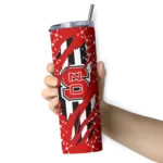 customized-nc-state-wolfpack-star-pop-red-black-skinny-tumbler-best-selling.webp