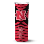 customized-nebraska-cornhuskers-camo-texture-red-skinny-tumbler-best-selling.webp