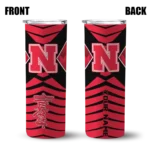 customized-nebraska-cornhuskers-camo-texture-red-skinny-tumbler-best-selling.webp