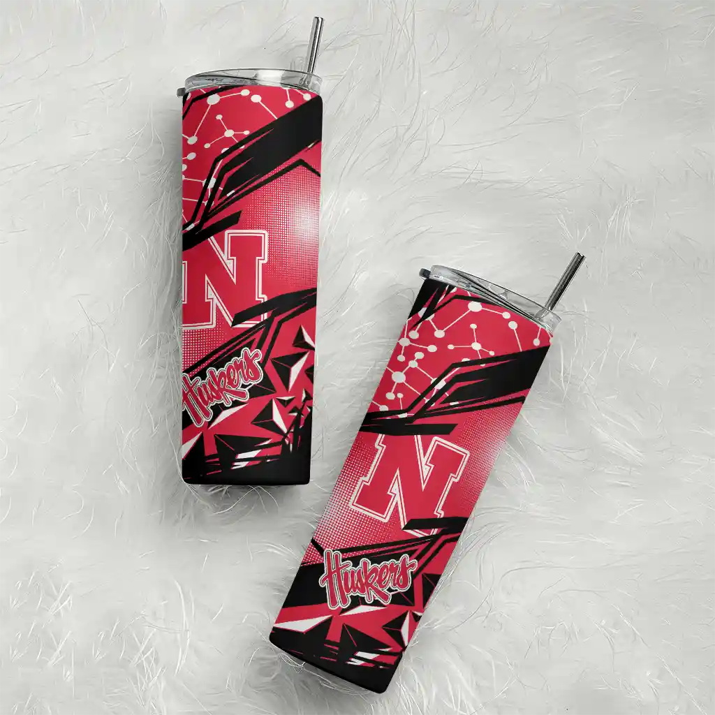 customized-nebraska-cornhuskers-helmet-clash-red-skinny-tumbler-top-rated.webp