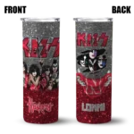 customized-nebraska-cornhuskers-kiss-band-black-skinny-tumbler-best-selling.webp