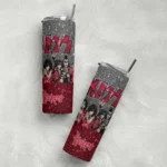 customized-nebraska-cornhuskers-kiss-band-black-skinny-tumbler-best-selling.webp