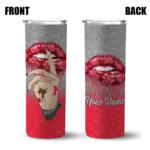 customized-nebraska-cornhuskers-sparkle-lips-red-skinny-tumbler-best-selling-1.webp