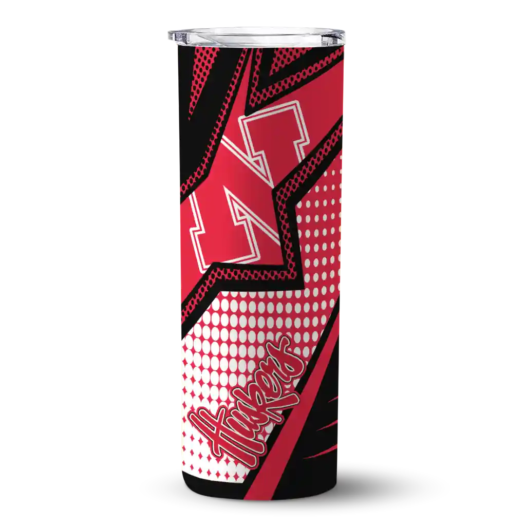 customized-nebraska-cornhuskers-web-stripes-red-white-skinny-tumbler-best-selling.webp customized nebraska cornhuskers web stripes red white skinny tumbler best selling