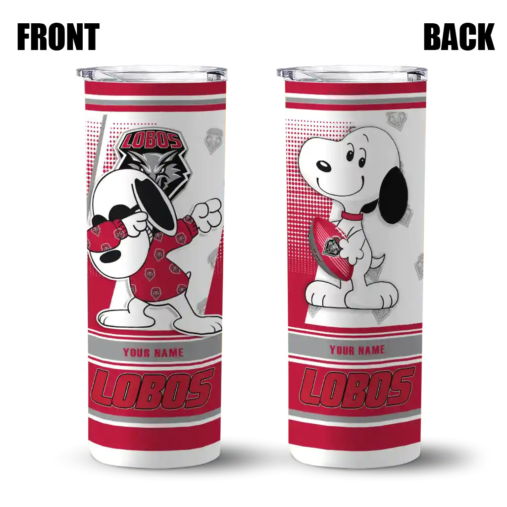 customized-new-mexico-lobos-snoopy-dog-red-white-skinny-tumbler-fashion-forward-1.webp