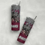 customized-new-mexico-state-aggies-kiss-band-white-skinny-tumbler-best-selling.webp