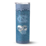 customized-north-carolina-tar-heels-pixel-fade-light-blue-skinny-tumbler-best-selling.webp