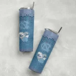 customized-north-carolina-tar-heels-pixel-fade-light-blue-skinny-tumbler-best-selling.webp