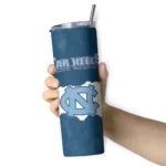 customized-north-carolina-tar-heels-torn-band-light-blue-white-skinny-tumbler-best-selling-2.webp
