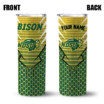 customized-north-dakota-state-bison-chevron-stripes-green-skinny-tumbler-best-selling.webp