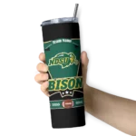 customized-north-dakota-state-bison-helmet-belt-green-black-skinny-tumbler-best-selling-1-1.webp