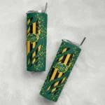 customized-north-dakota-state-bison-star-pop-green-black-skinny-tumbler-best-selling.webp