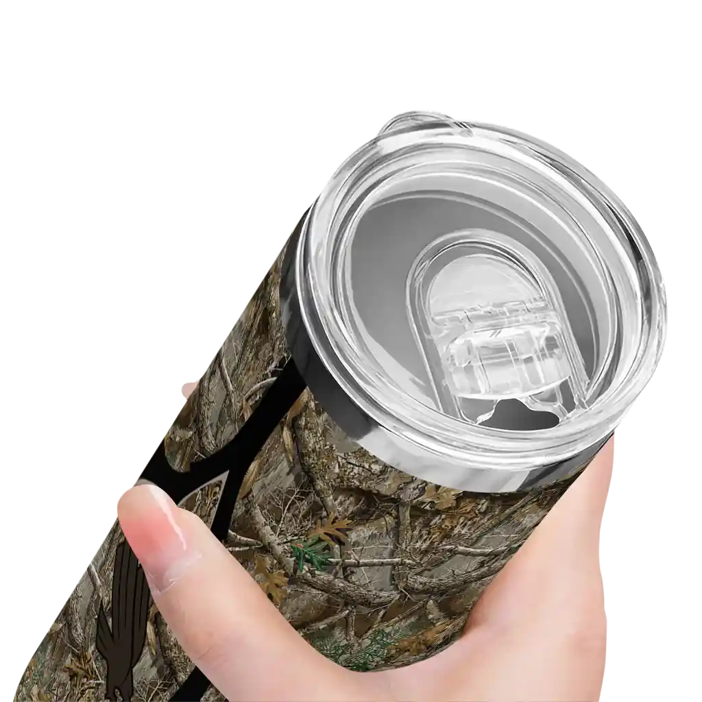 customized-north-texas-mean-green-antler-flow-camo-skinny-tumbler-high-quality-1.webp