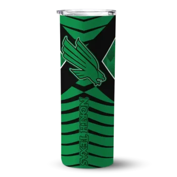 Customized North Texas Mean Green Camo Texture Green Skinny Tumbler
