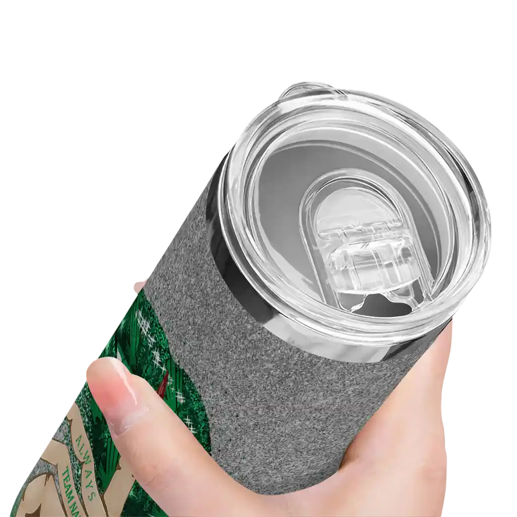 customized-north-texas-mean-green-sparkle-lips-green-skinny-tumbler-high-quality.webp